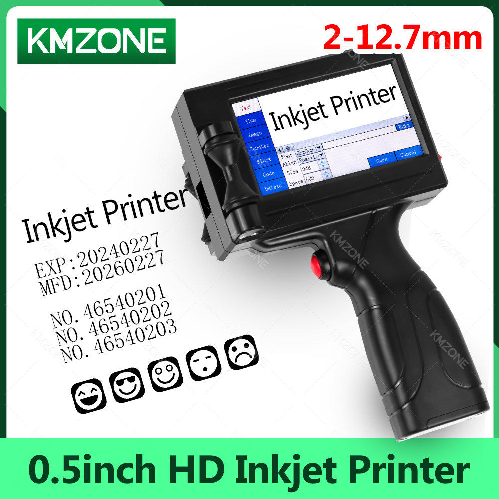 Commercial Printing Dpi - 12.7mm Portable Inkjet Printer Handheld TIJ