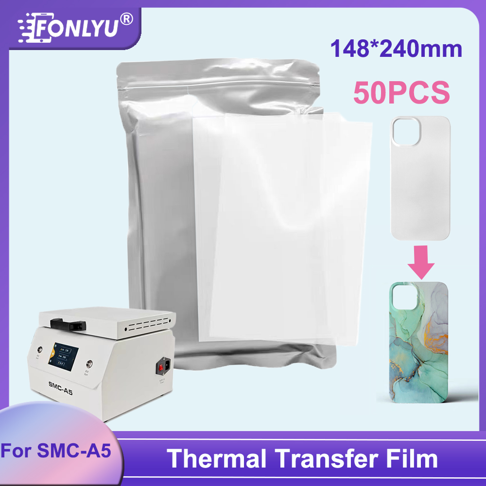 Printable Heat Transfer Vinyl - Fonlyu 50PCS 3D Sublimation Film Paper