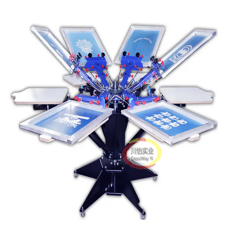 Commercial Printing Types - 4 Color Screen Printing Machine for