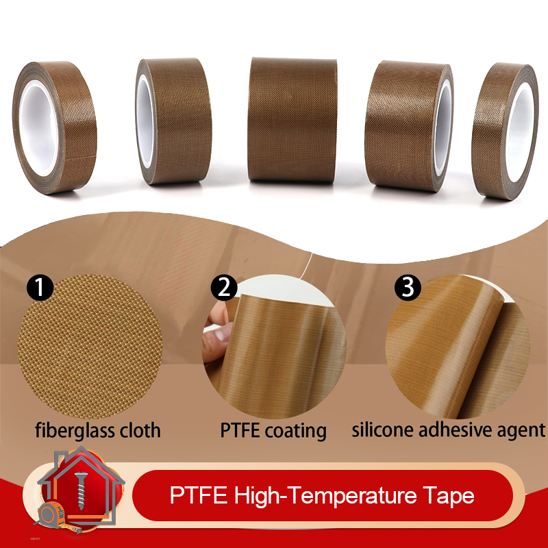 Commercial Printing Press - 10m Roll PTFE High Temperature Tape