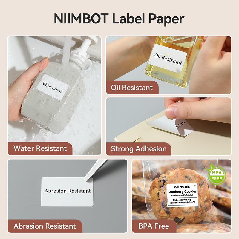 Niimbot 1/3/10 Rolls White The - Commercial Printing Types ulasan dan harga