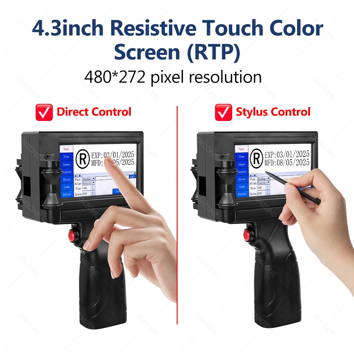 12.7mm Portable Inkjet Printer - Commercial Printing Dpi ulasan dan harga