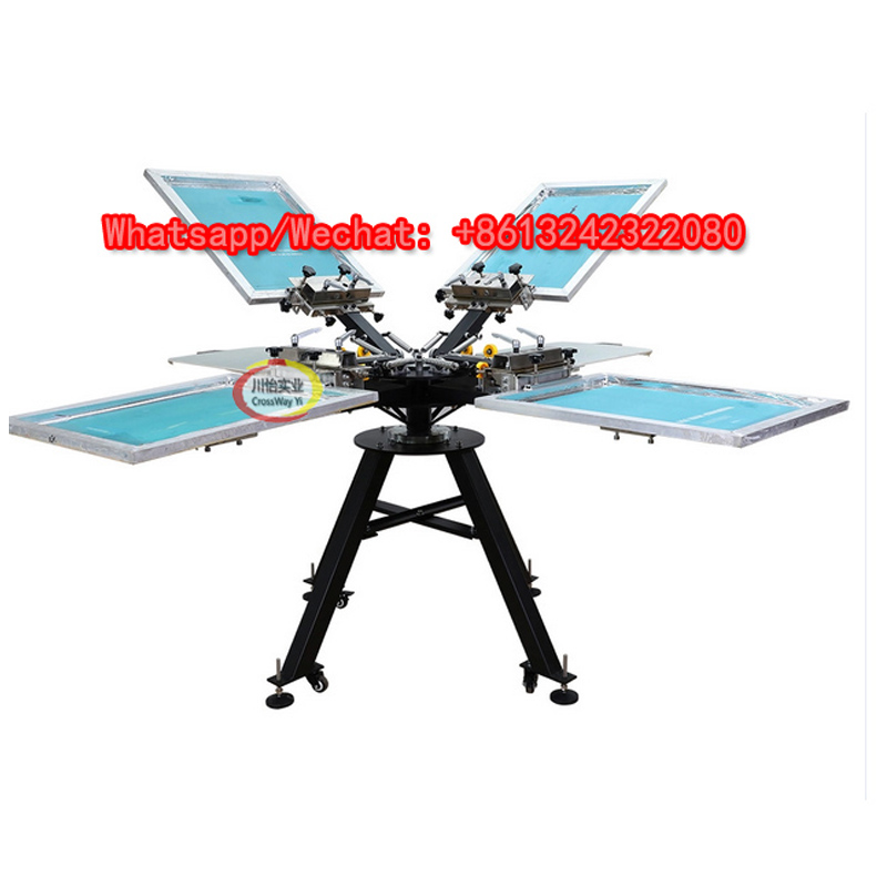 4 Color Screen Printing Machin - Commercial Printing Types ulasan dan harga