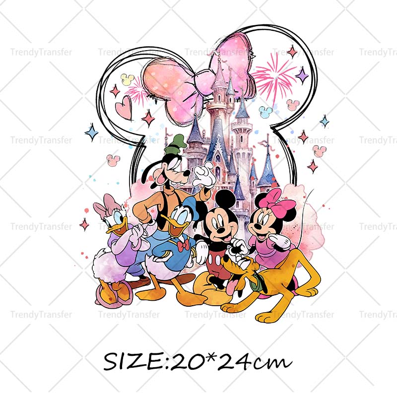 Watercolor Mickey Mouse Ear Ir - Printable Heat Transfer Vinyl ulasan dan harga