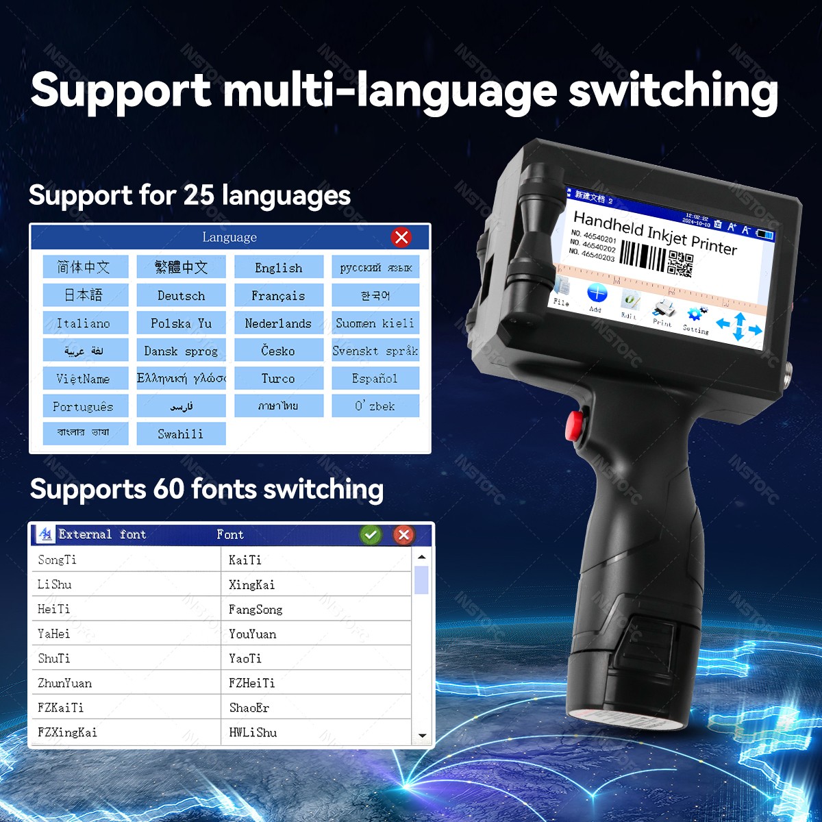 Handheld Inkjet Printer Portab - Commercial Printing Types ulasan dan harga