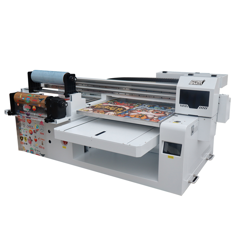 Large Format Flatbed Roll UV P - Commercial Uv Printing Machine ulasan dan harga
