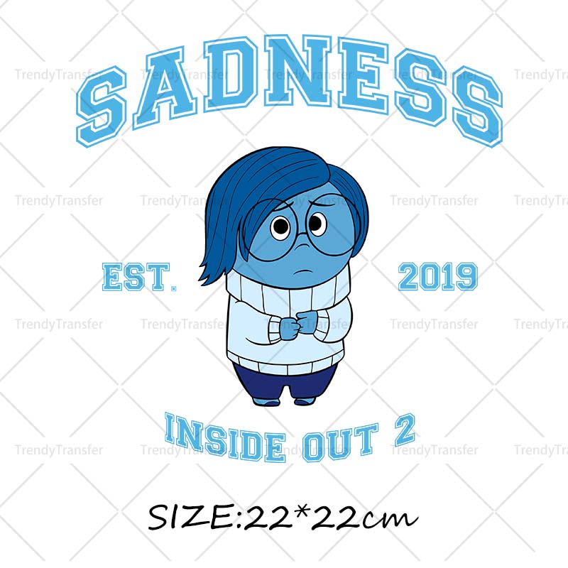 Inside Out Iron on Decals Heat - Printable Heat Transfer Vinyl ulasan dan harga
