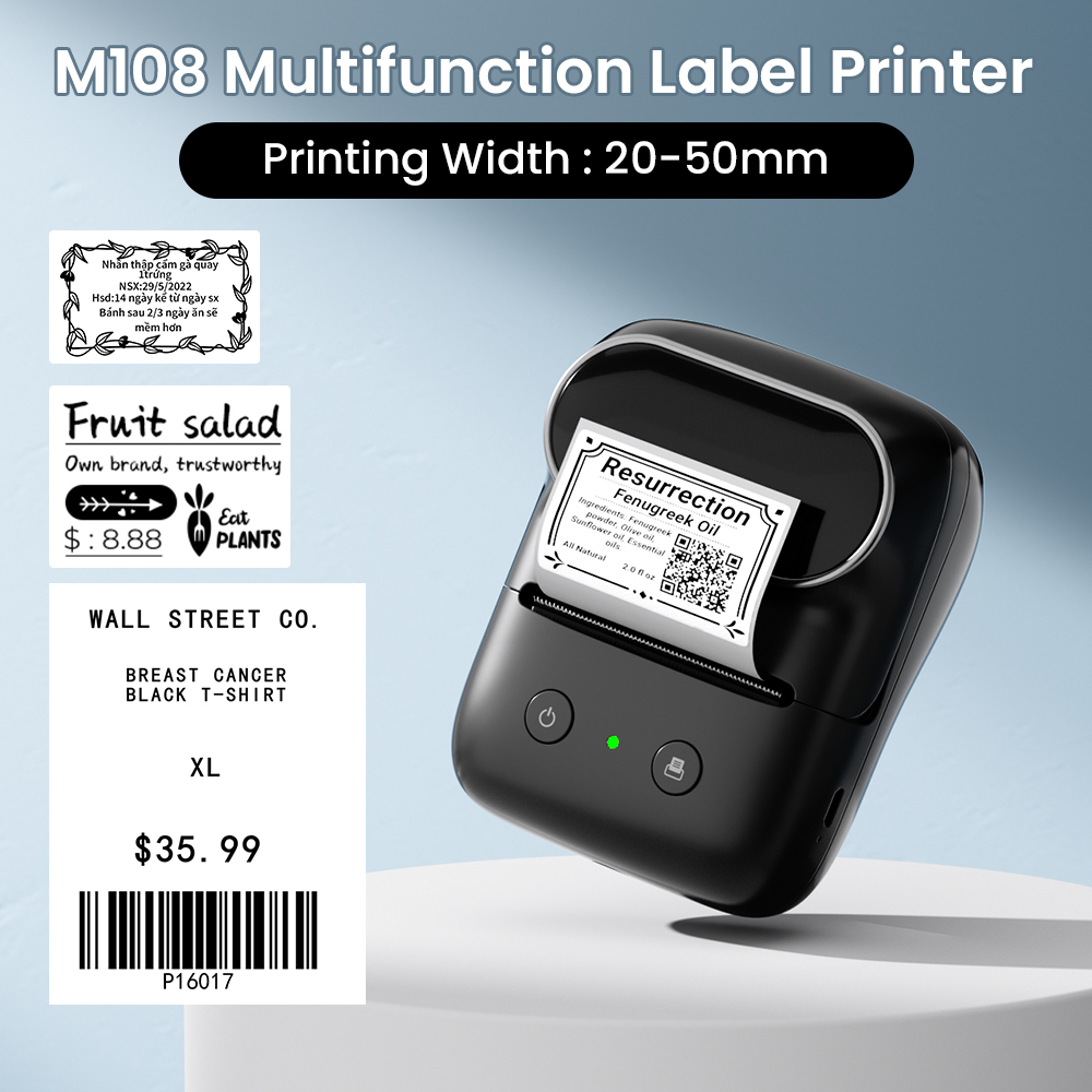 Phomemo M108 Portable Label Pr - Commercial Printing Types ulasan dan harga