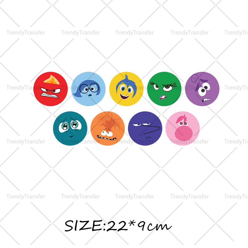 Inside Out Iron on Decals for  - Printable Heat Transfer Vinyl ulasan dan harga