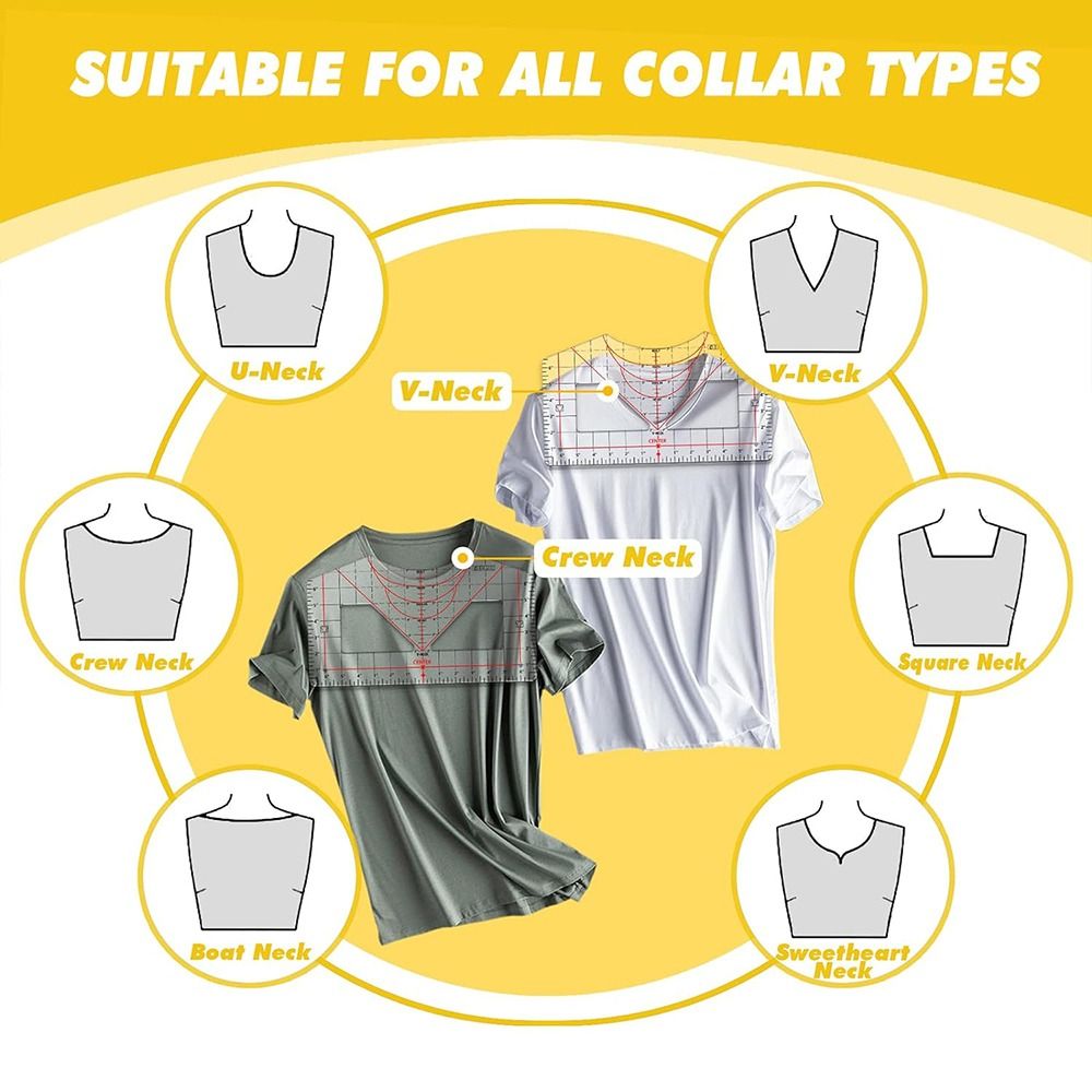 Tshirt Ruler Guide for Vinyl A - Commercial Printing Press ulasan dan harga