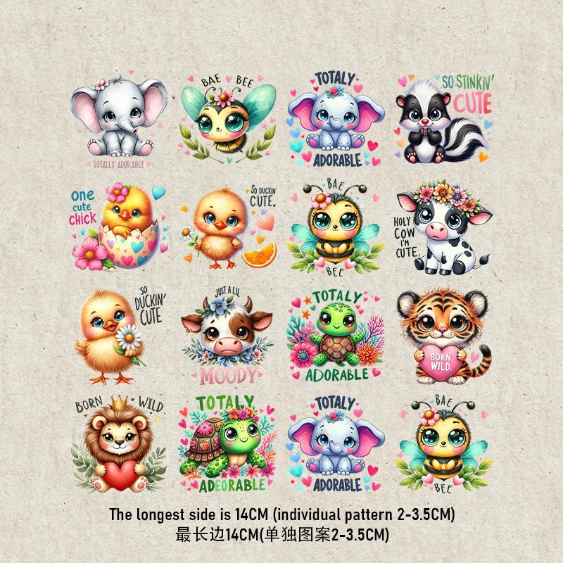 Cartoon Squirrel Panda Sloth h - Printable Heat Transfer Vinyl ulasan dan harga