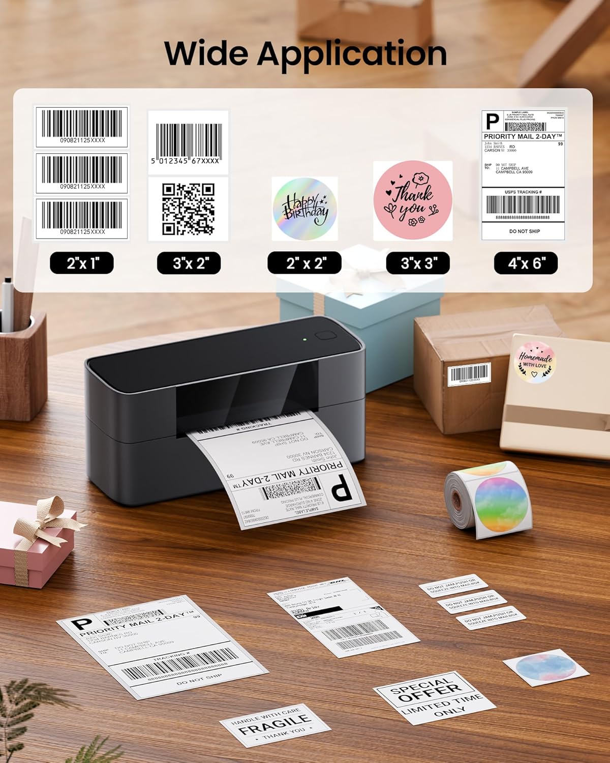 Markfield Shipping Label Print - Commercial Printing Types ulasan dan harga